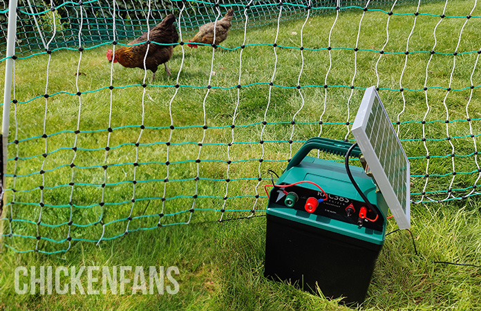 RentACoop Poultry Netting Electric Fence - Electric Poultry Enclosure for  Chickens, Ducks, Turkeys - Suitable for 4 Week Old Chickens/Older and Adult